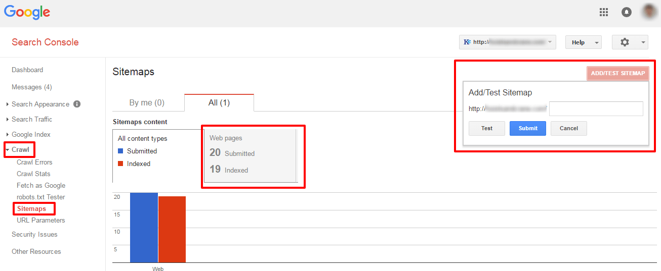 Search Console-Sitemaps